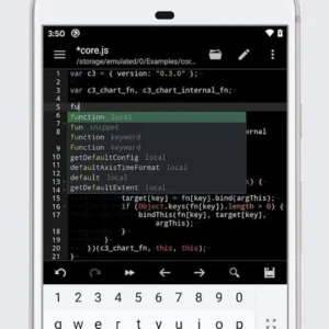 Code Editor interface