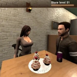 Coffee Shop Simulator 3D Cafe gameplay