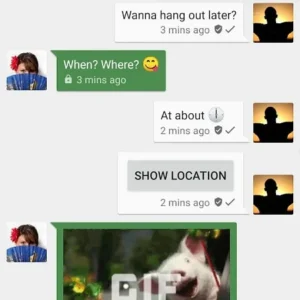 Conversations app interface
