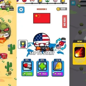 Country Balls in action