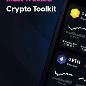 Crypto app interface showing market trends