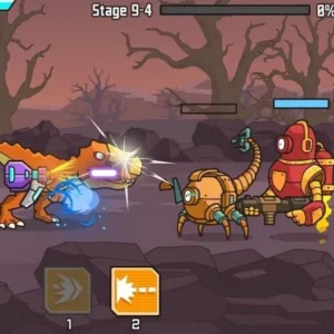 CyberDino T Rex vs Robots mod