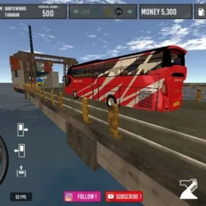 Detailed view of the IDBS Bus Simulator gameplay.