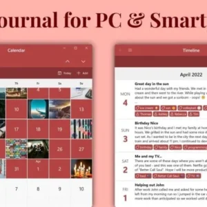 Diarium app interface
