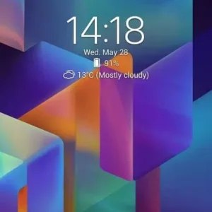 Digital Clock Weather Widget mod