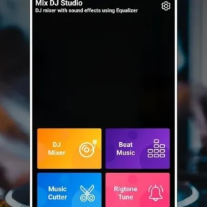 DJ Music Mixer Interface