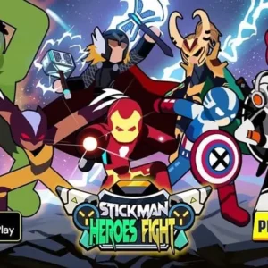 Dynamic combat in Stickman Heroes.