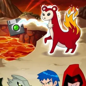 Dynamons in battle
