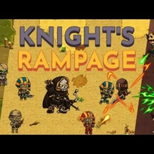 Epic battle scene in Knight's Rampage