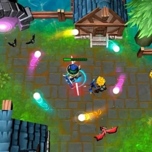 Epic Magic Warrior Unleashing Magic