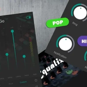 Equalizer Bass Booster pro app interface