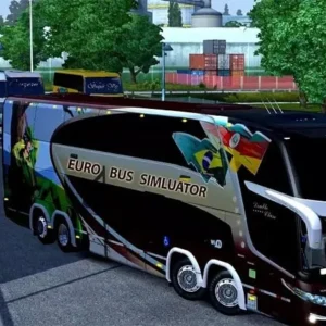 Euro Bus Simulator on an Android phone