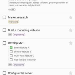 Everdo app interface