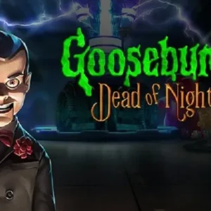 Exploring the haunted mansion in Goosebumps.