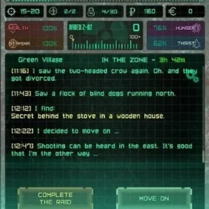 Exploring the wasteland in Pocket ZONE apk