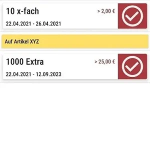 Extreme Couponing Manager interface showing organized coupons.