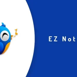 EZ Notes main screen interface