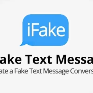 Fake chat screenshot in iFake app