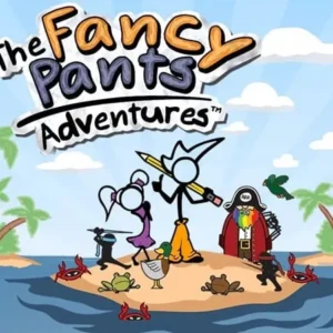 Fancy Pants Man running