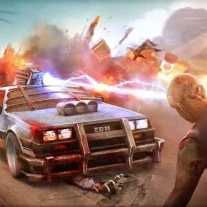Fast-paced action in Zombie Derby 2
