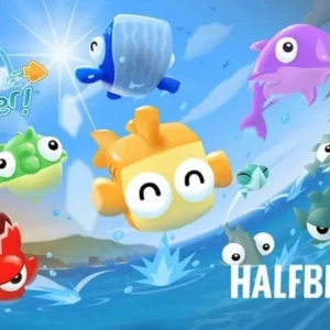 Fish leaping from the water in Fish Out Of Water