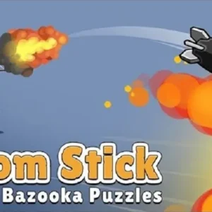 Gameplay of Boom Stick showing explosive action.