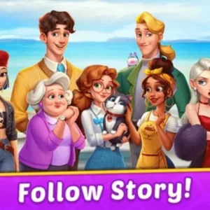 Gameplay of Bubble Shooter Fashion showing colorful bubbles.