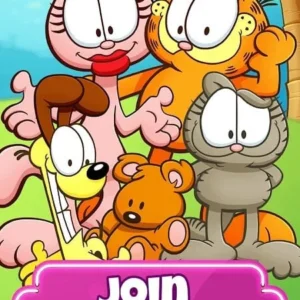 Gameplay of Garfield Food Truck showing puzzle elements