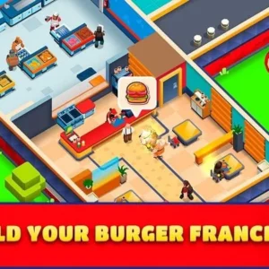 Gameplay of Idle Burger Empire Tycoon