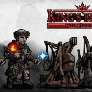 Gameplay of King's Blood: The Defense showcasing the dark fantasy setting.