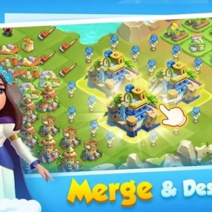 Gameplay of Merge Future showing merging mechanics