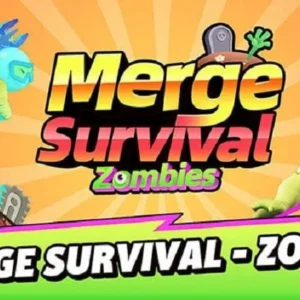 Gameplay of Merge Survival: Zombies showing merging mechanics