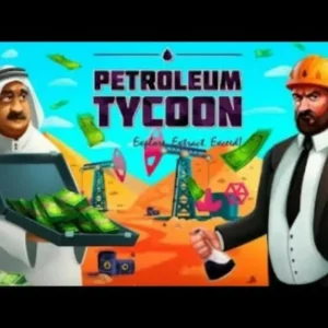 Gameplay of Oil Tycoon showing oil extraction