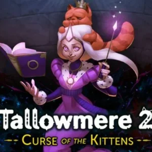 Gameplay of Tallowmere 2 showing the character fighting enemies.