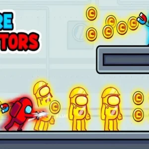 Gameplay of We're Impostors showing two impostors infiltrating a base