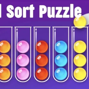 Gameplay screenshot of Ball Sort.