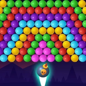 Gameplay screenshot of Bubble Shooter Pop.