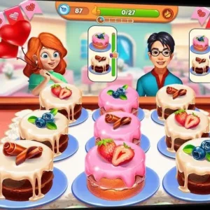 Gameplay screenshot of Cooking Crush.
