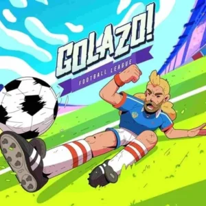 Gameplay screenshot of Golazo showing a player about to kick the ball.