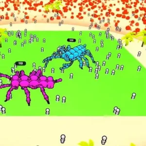 Gameplay screenshot of Human Army showing a large human formation.