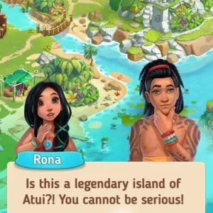Gameplay screenshot of Merge Islanders showing the merging mechanic.