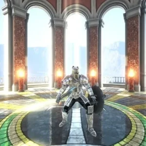 Gameplay screenshot of TotAL RPG showing the character fighting a monster.