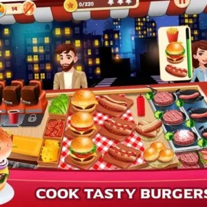 Gameplay screenshot showing Cooking Mastery interface.