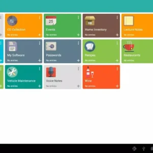 General view of Memento Database application