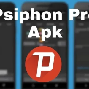 General view of Psiphon Pro app interface.