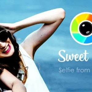 General view of Sweet Selfie app interface