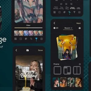 Grid Photo Collage interface