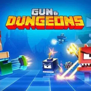Gun and Dungeons character shooting in a dungeon