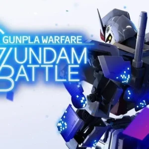 Gundam Breaker Mobile gameplay screenshot showcasing intense robot combat