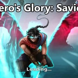 Hero fighting a monster in Hero's Glory: Savior
